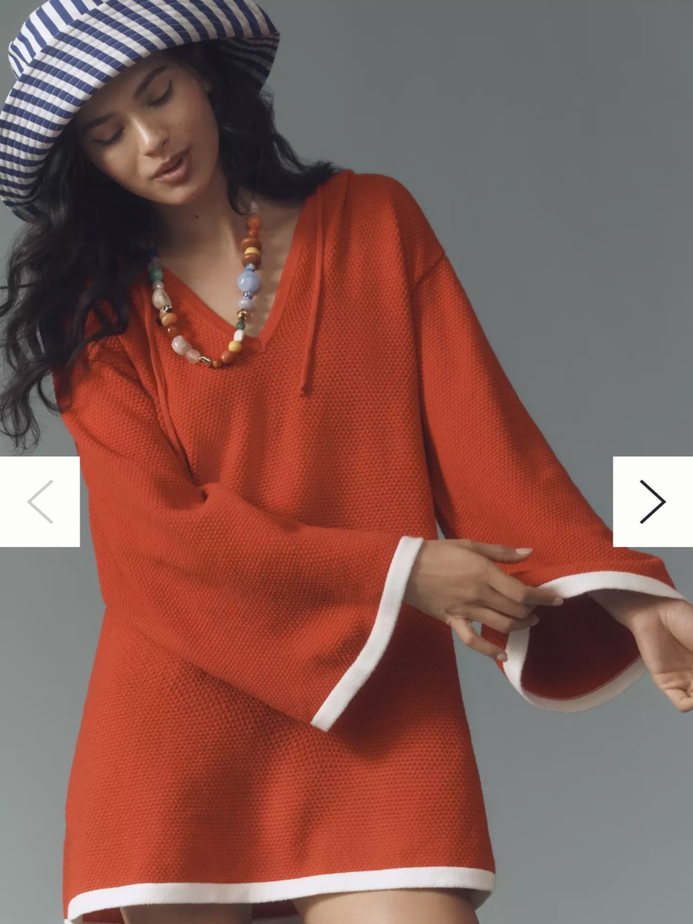 The Livvy Waffle Knit Sweater Tunic by Flat White (Anthropologie)